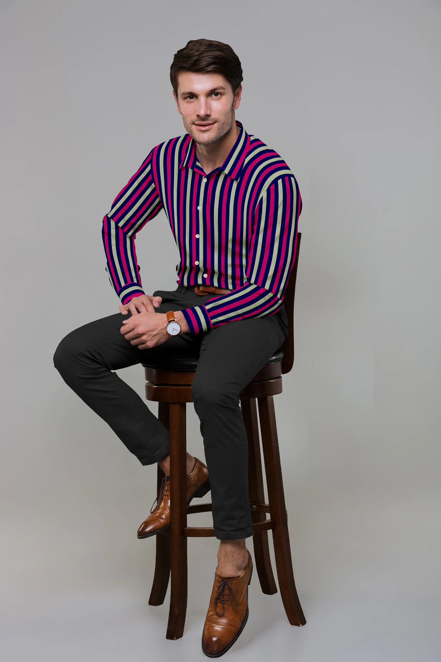 Roman Blaze Striped Shirt