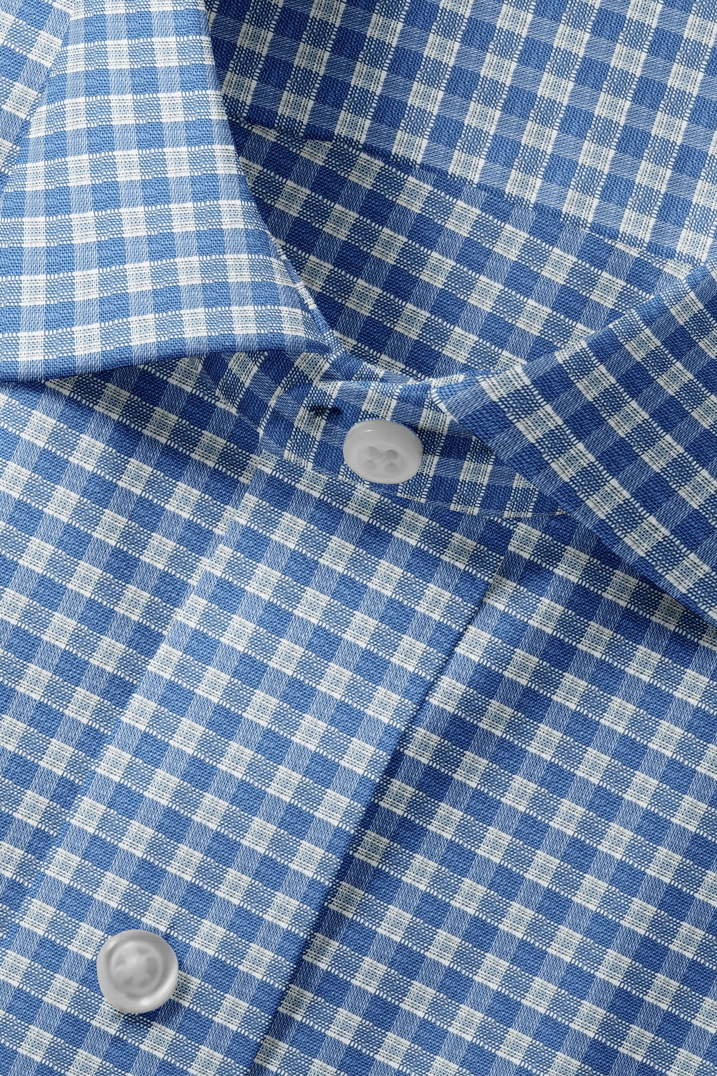 Linen Blue gingham