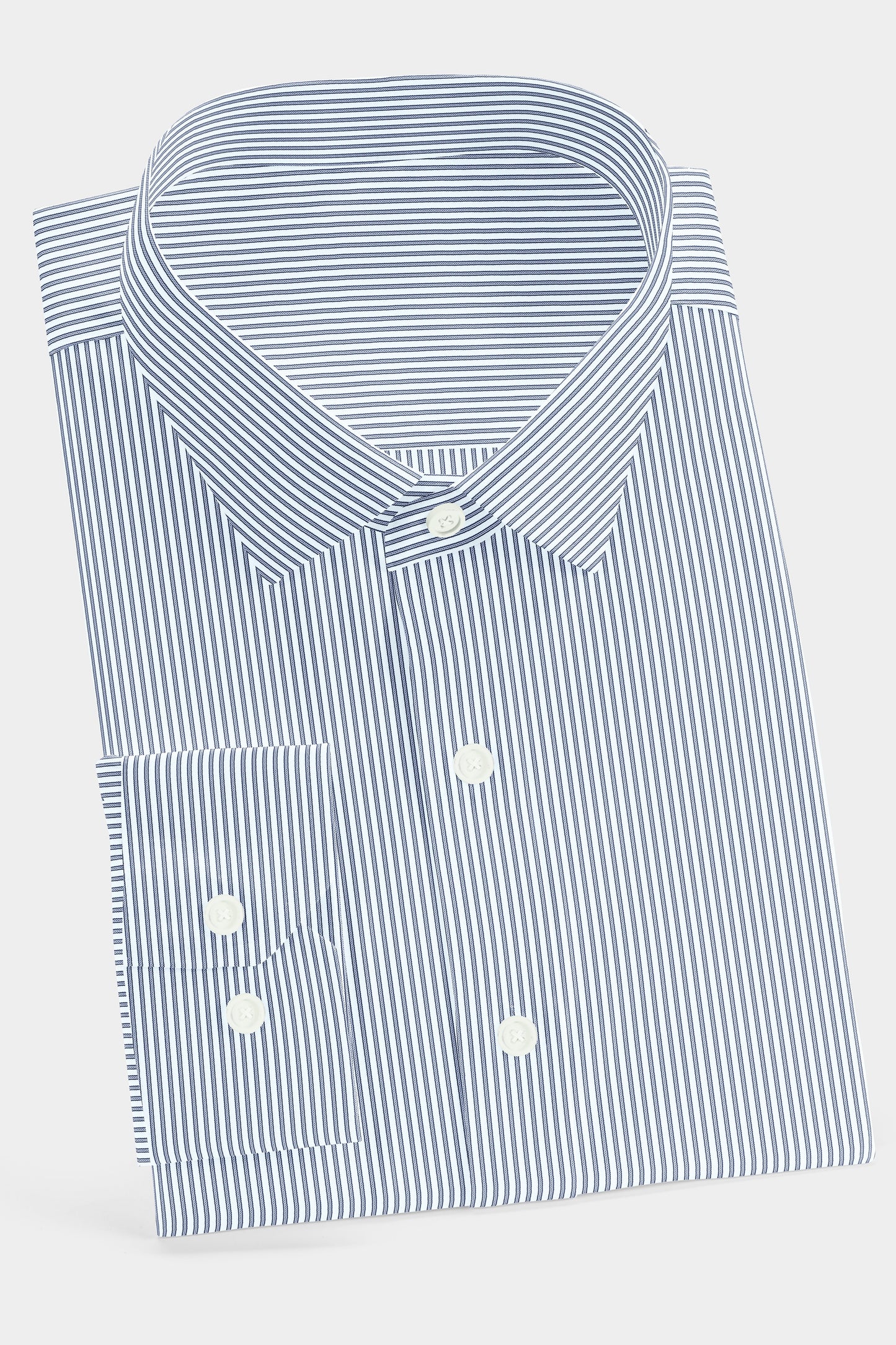 Navy Knight Striped Shirt