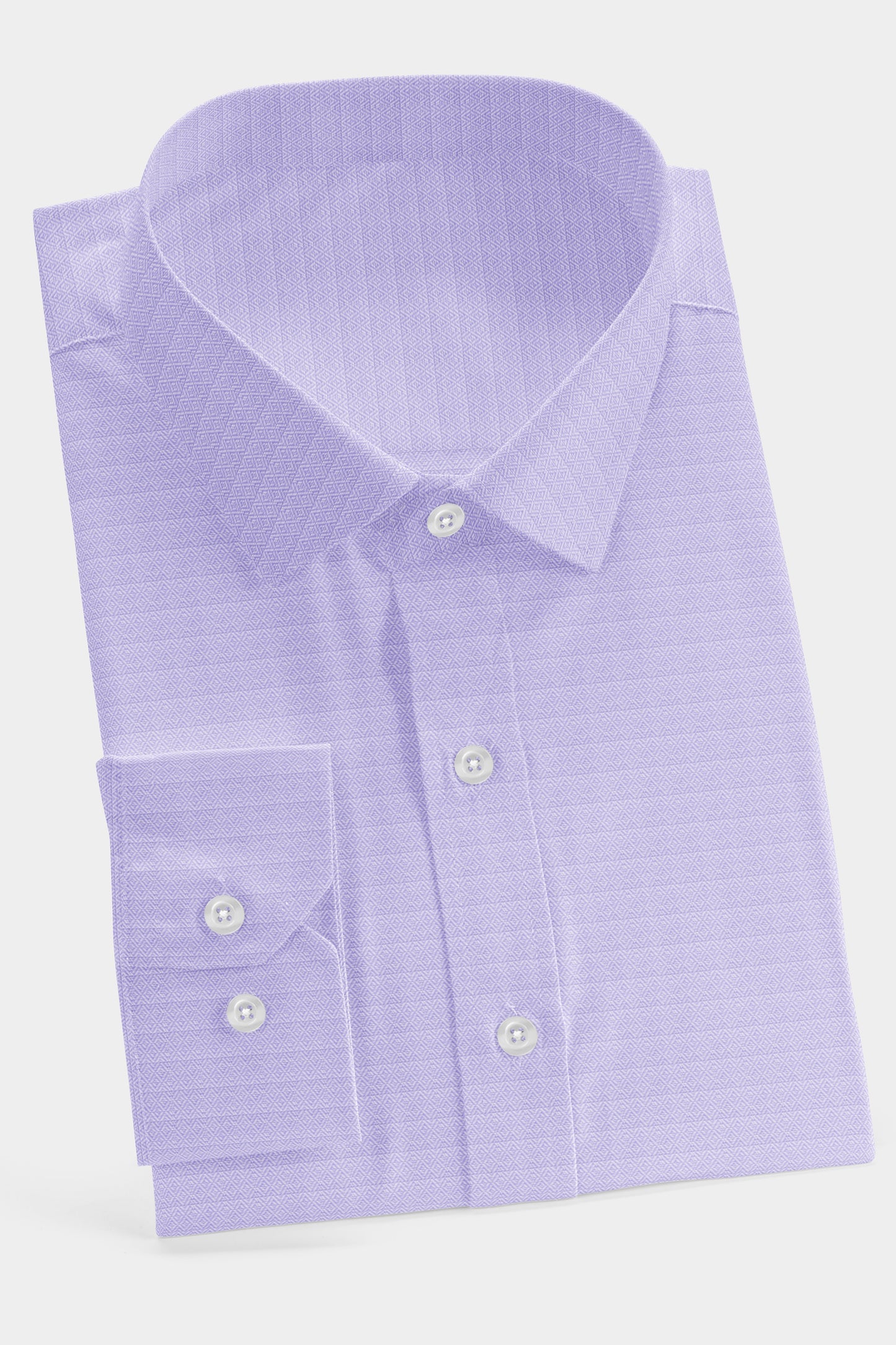 Lilac Diamond Dobby Shirt