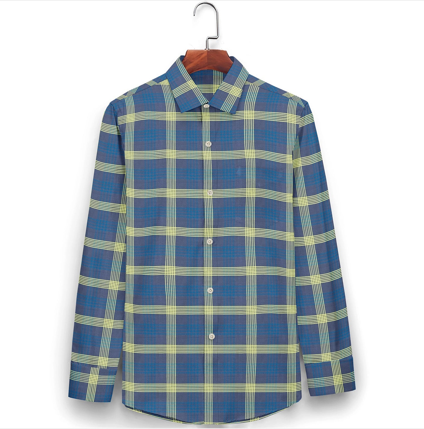 BritBurst Yellow Check Shirt