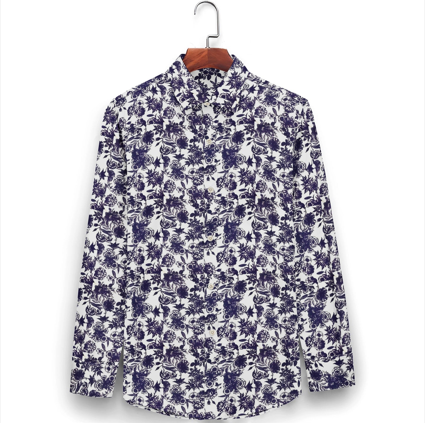 Navy Nautical Bloom Shirt