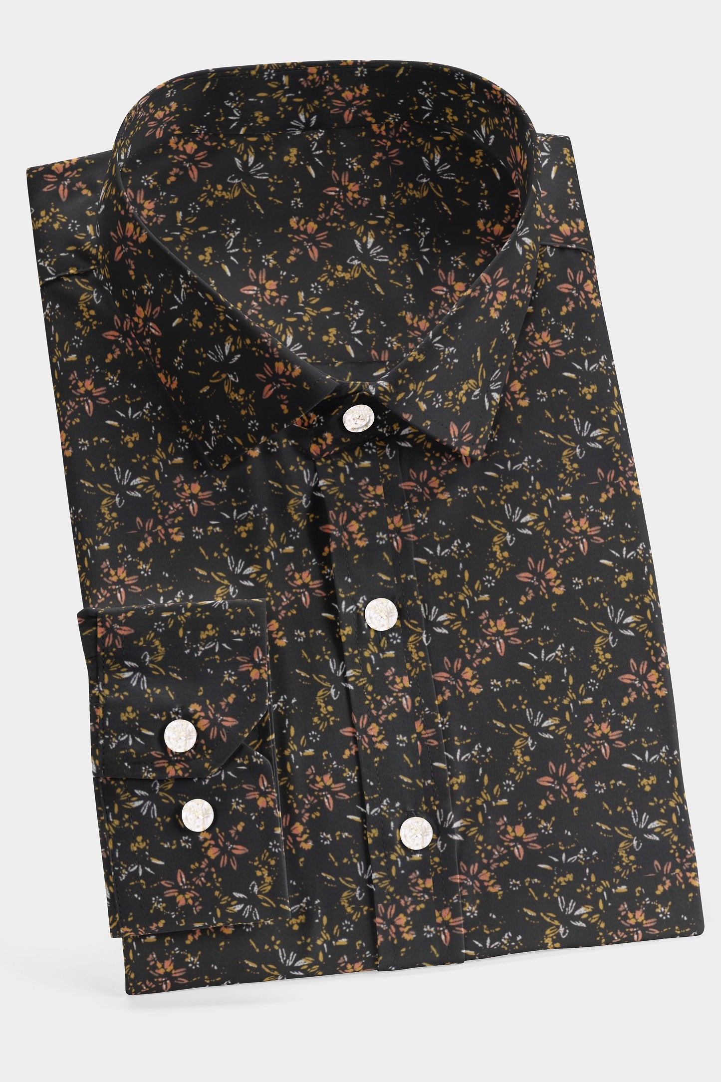 Black Flower Shirt