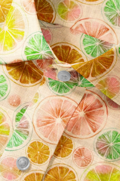 Lime Print Shirt
