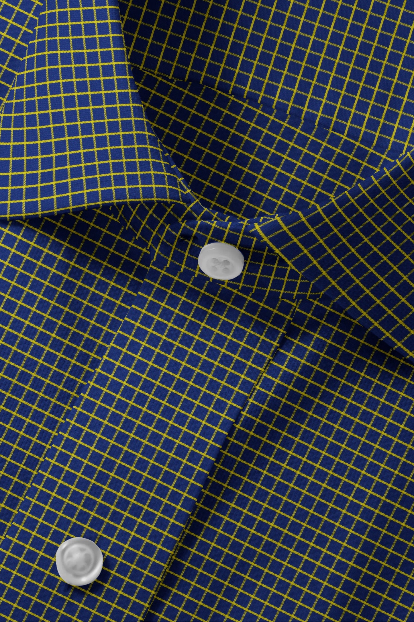 Midnight Blue Canary Check Shirt