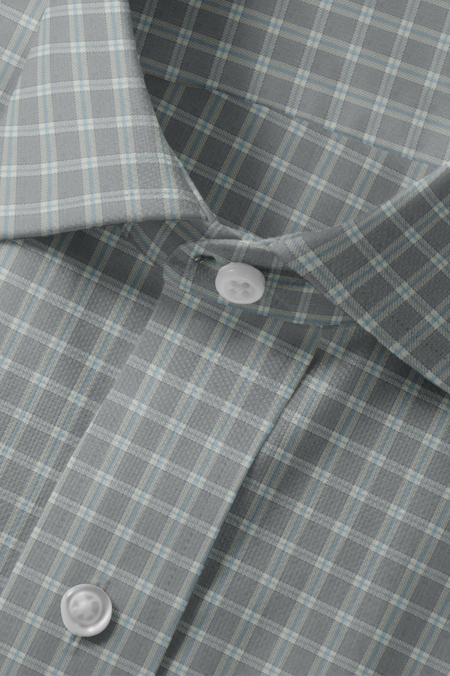 Grey Brushed Cotton Shirt