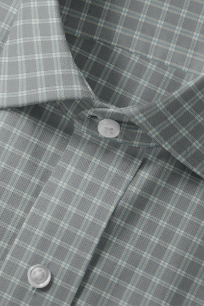 Grey Brushed Cotton Shirt