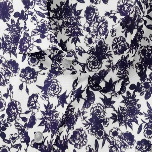 Navy Nautical Bloom Shirt