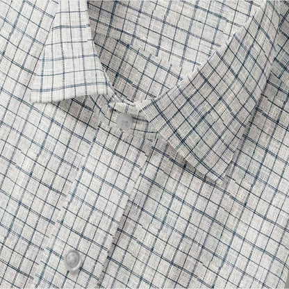 Harmony Check Linen Shirt