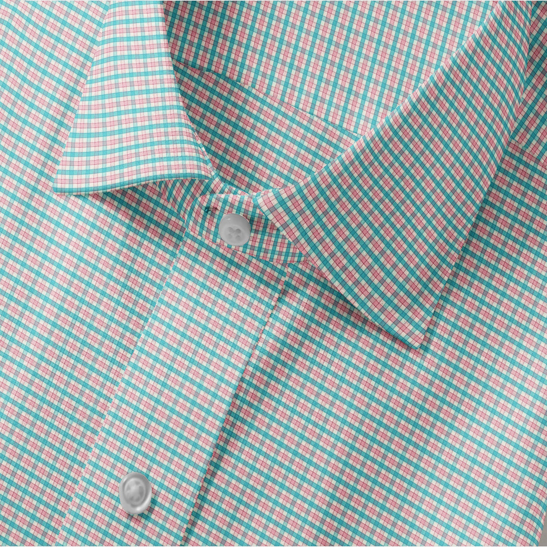 Cotton Candy Check Shirt