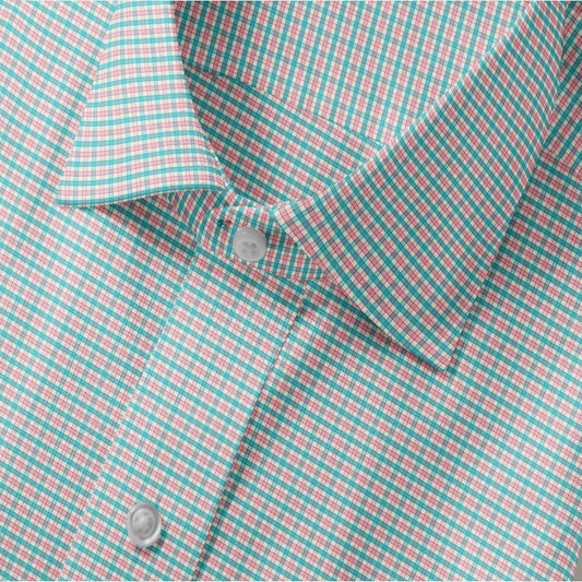Cotton Candy Check Shirt