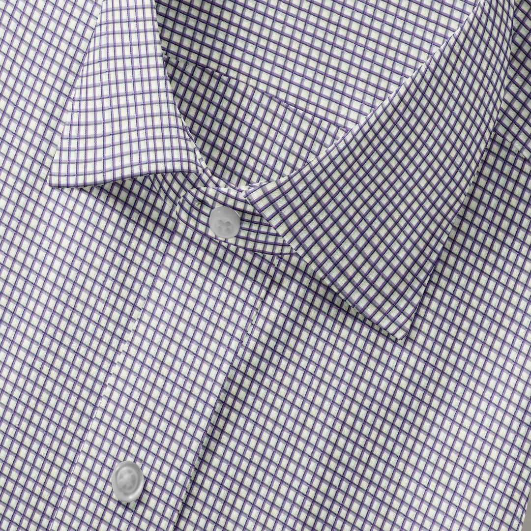 Lilac Cascade Check Shirt