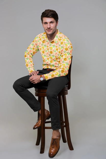 Lime Print Shirt
