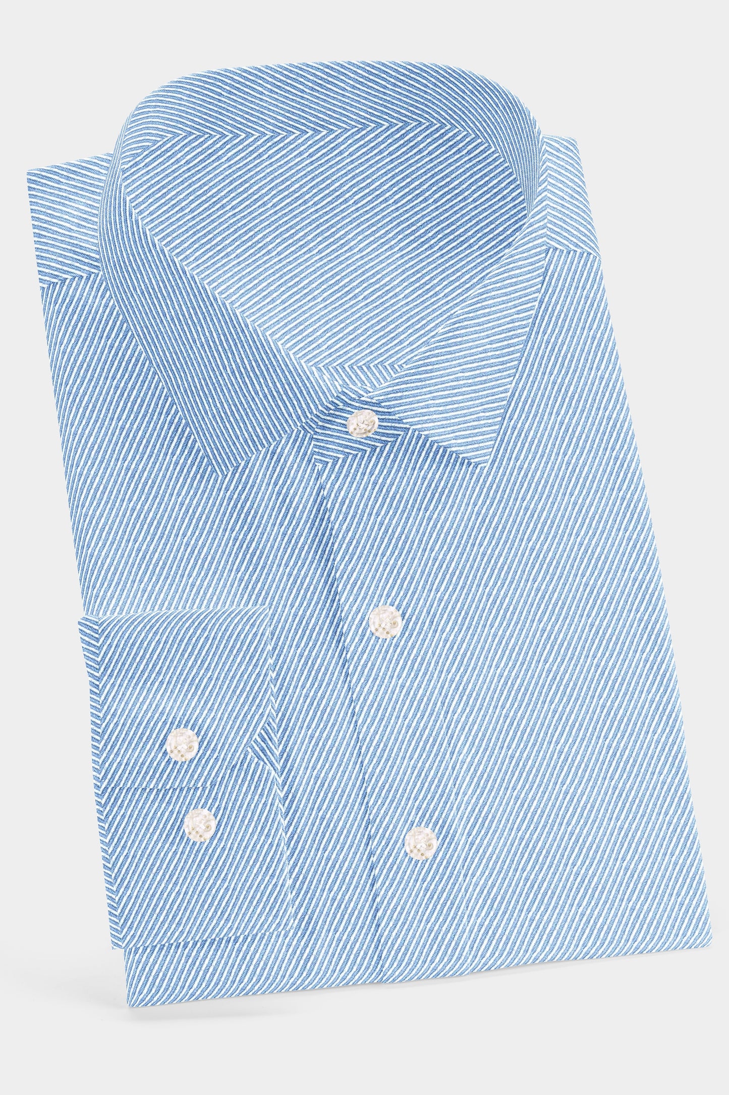 Buckingham Blue Twill Shirt