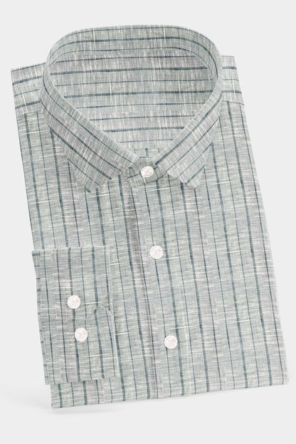 LoomLux Linen Stripes Shirt