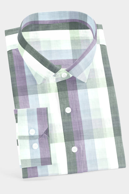 Slate Serenity Check Shirt