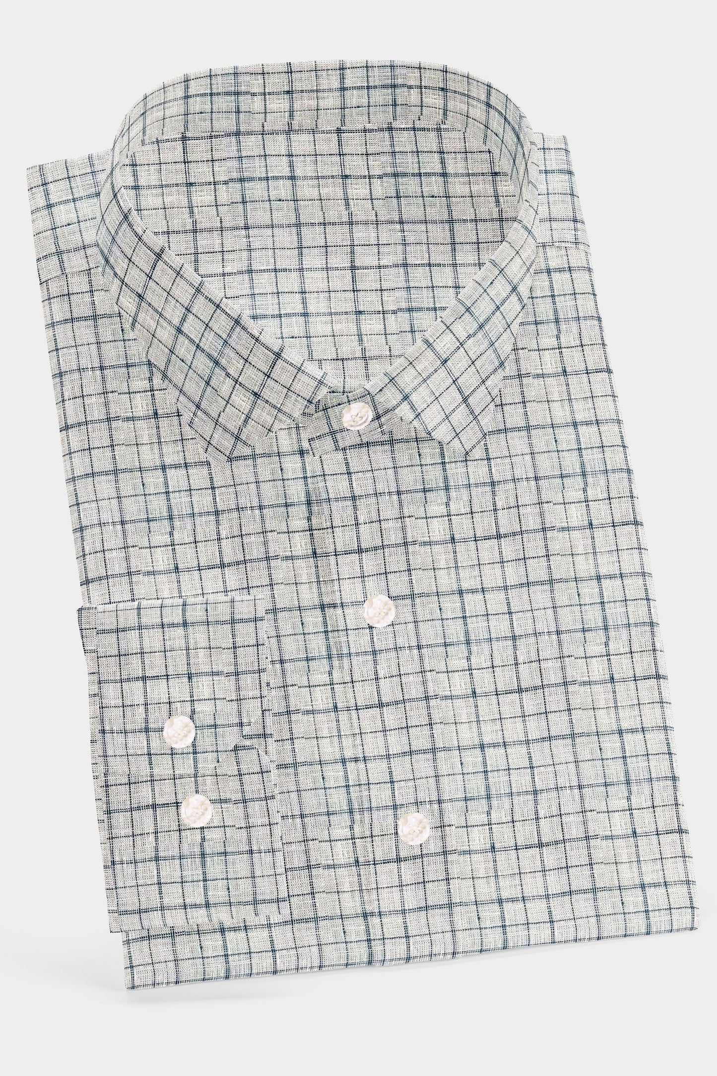 Harmony Check Linen Shirt