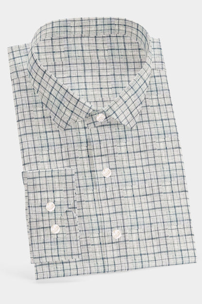 Harmony Check Linen Shirt