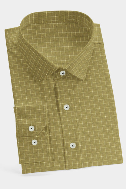 Mustard Heritage Check Shirt