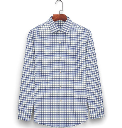 Sapphire Skyline Checkered Shirt
