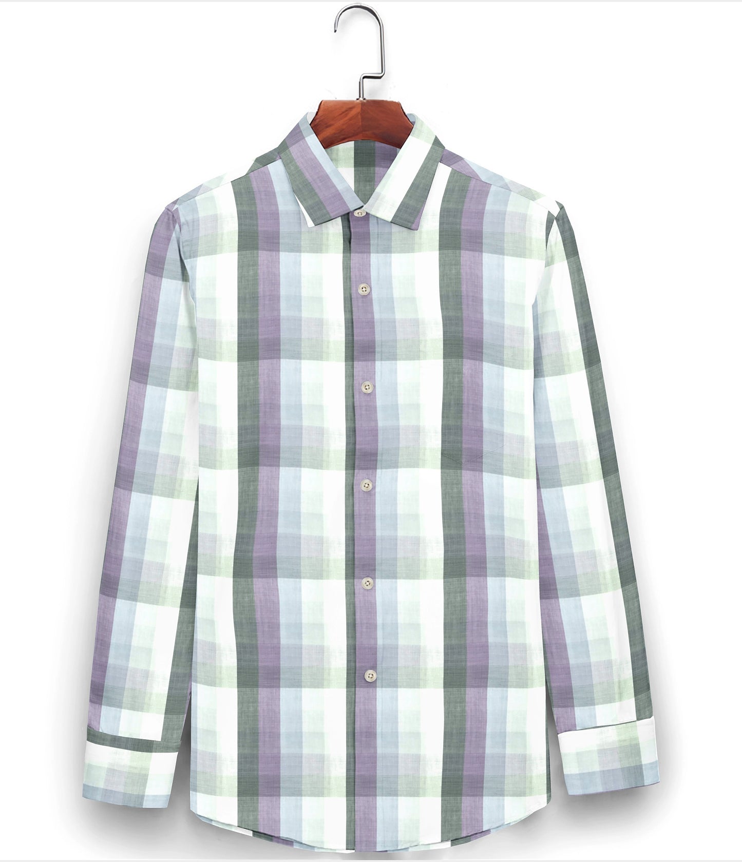 Slate Serenity Check Shirt