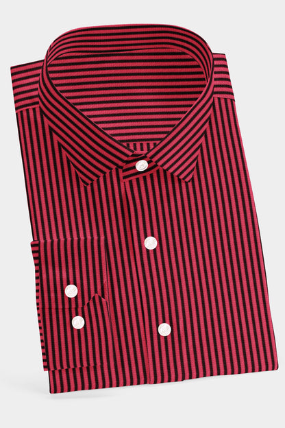 Ruby Noir Striped Shirt