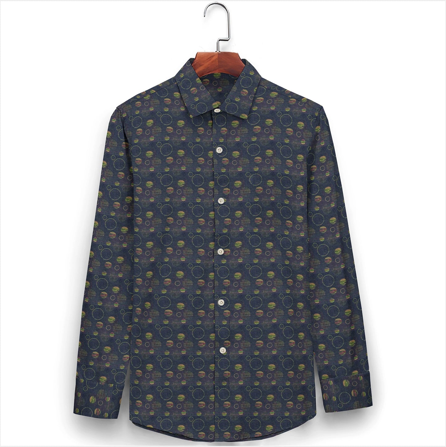 Bluish Moonlit Spheres Shirt