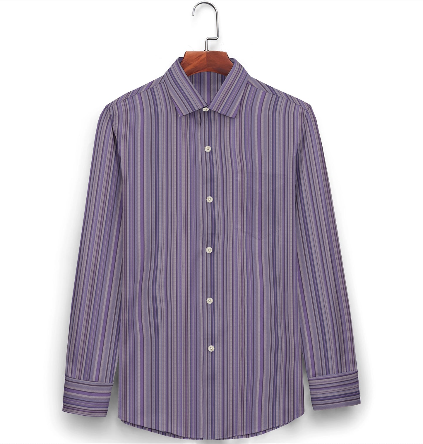 Mauve Medley Stripe Shirt