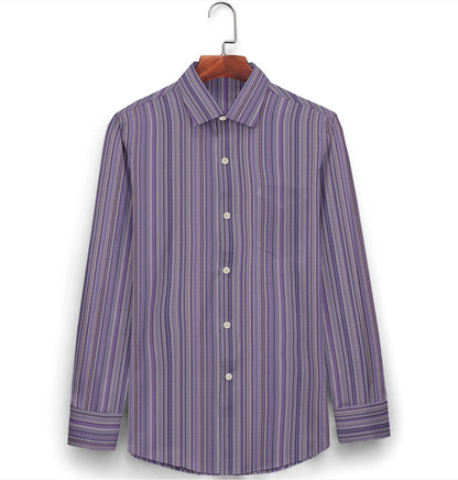 Mauve Medley Stripe Shirt